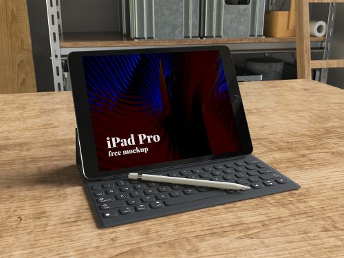 Realistic iPad Pro Mockup