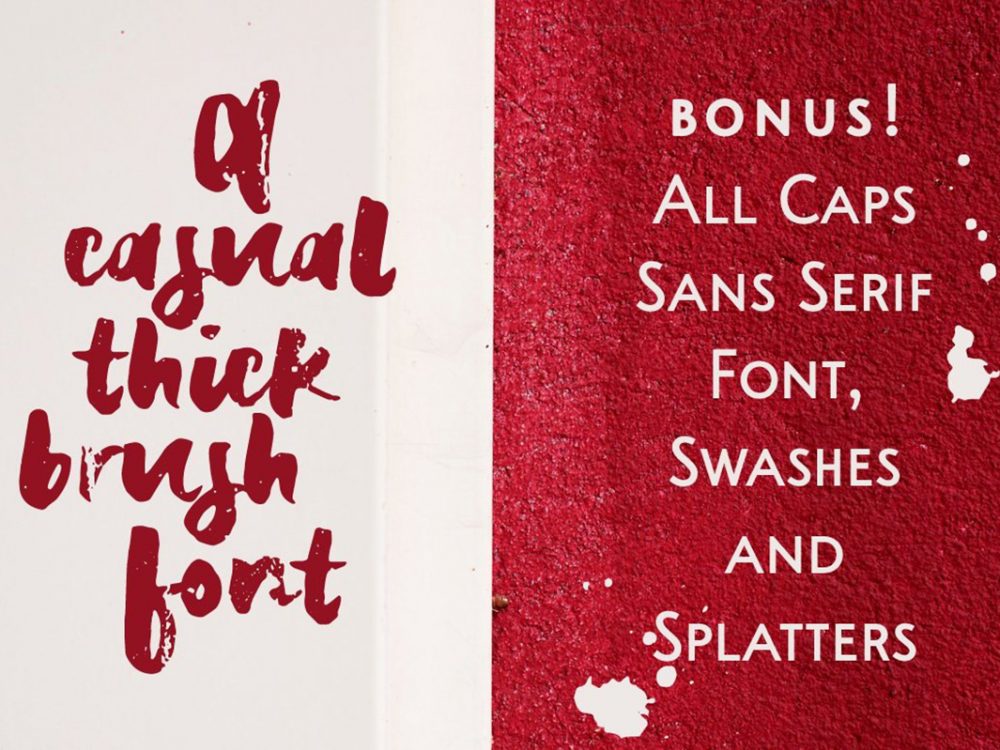 Reckless Brush Font