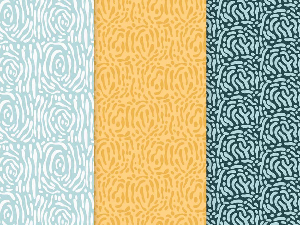 Rounded Lines Seamless Pattern Collection