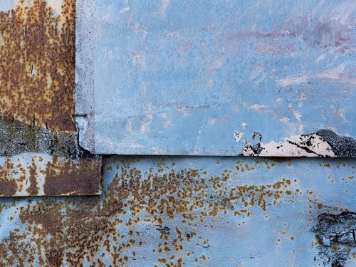 Rusty Blue Metallic Texture