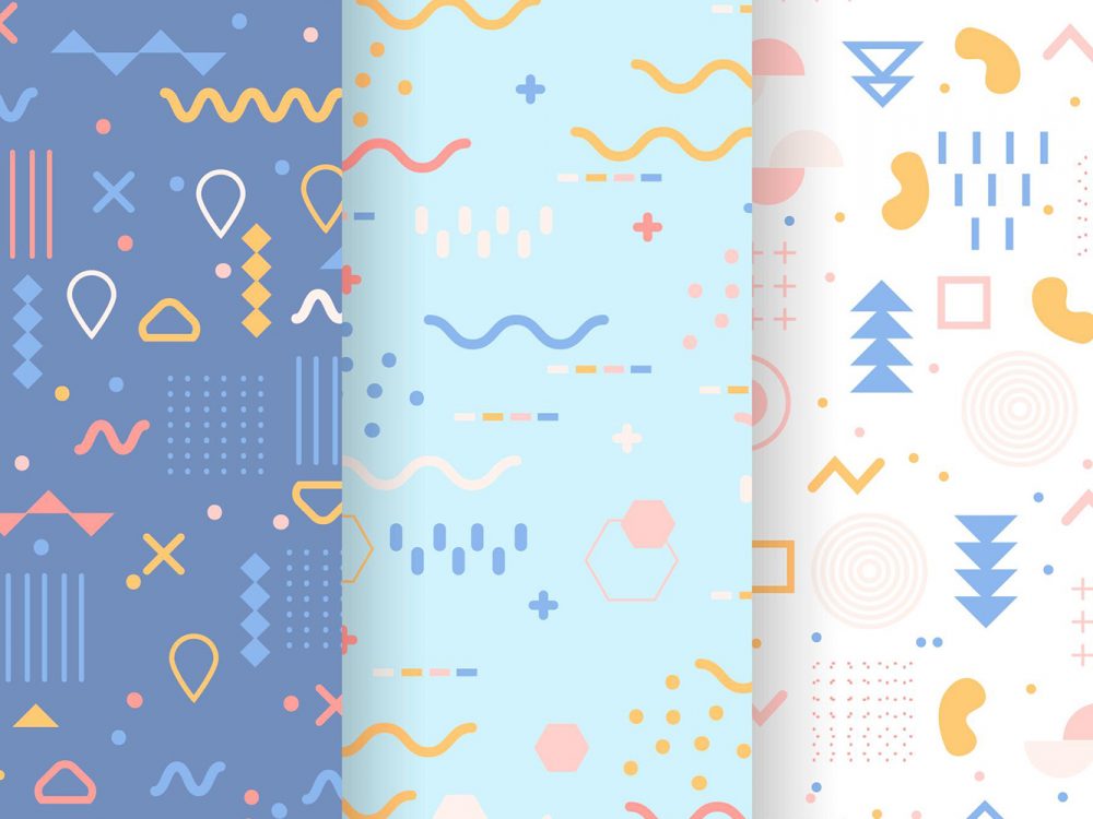 Set of Memphis Pattern Collection