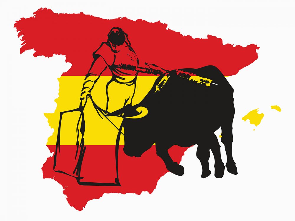Spanish Bullfighter Illustration