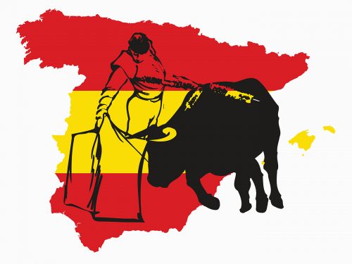Spanish Bullfighter Illustration