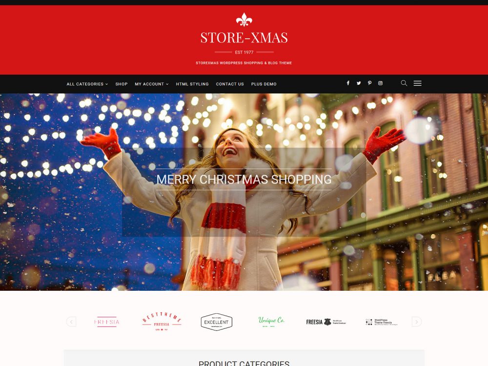 StoreXmas Free WordPress Theme