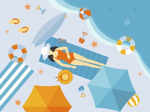 Summer Holiday Illustration