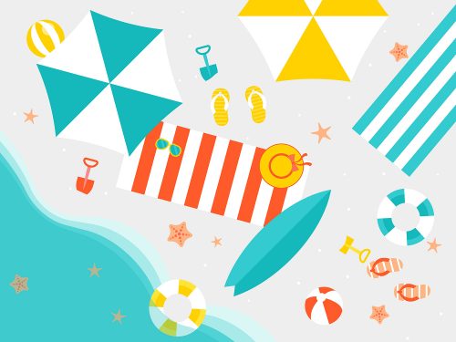 Summer Vacation Illustration