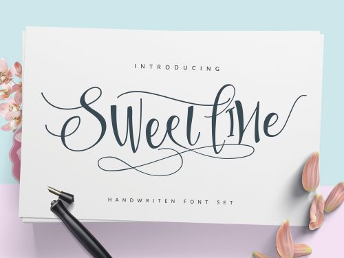 Sweetline Script Free Demo
