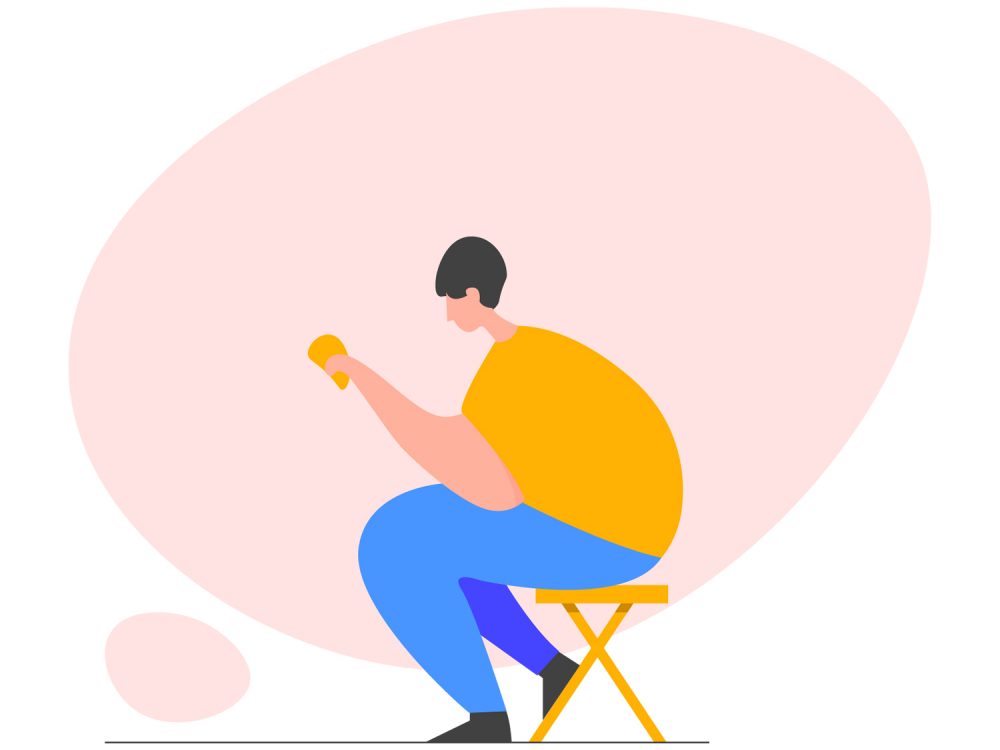 The Rest Of The Work Vector Illustration