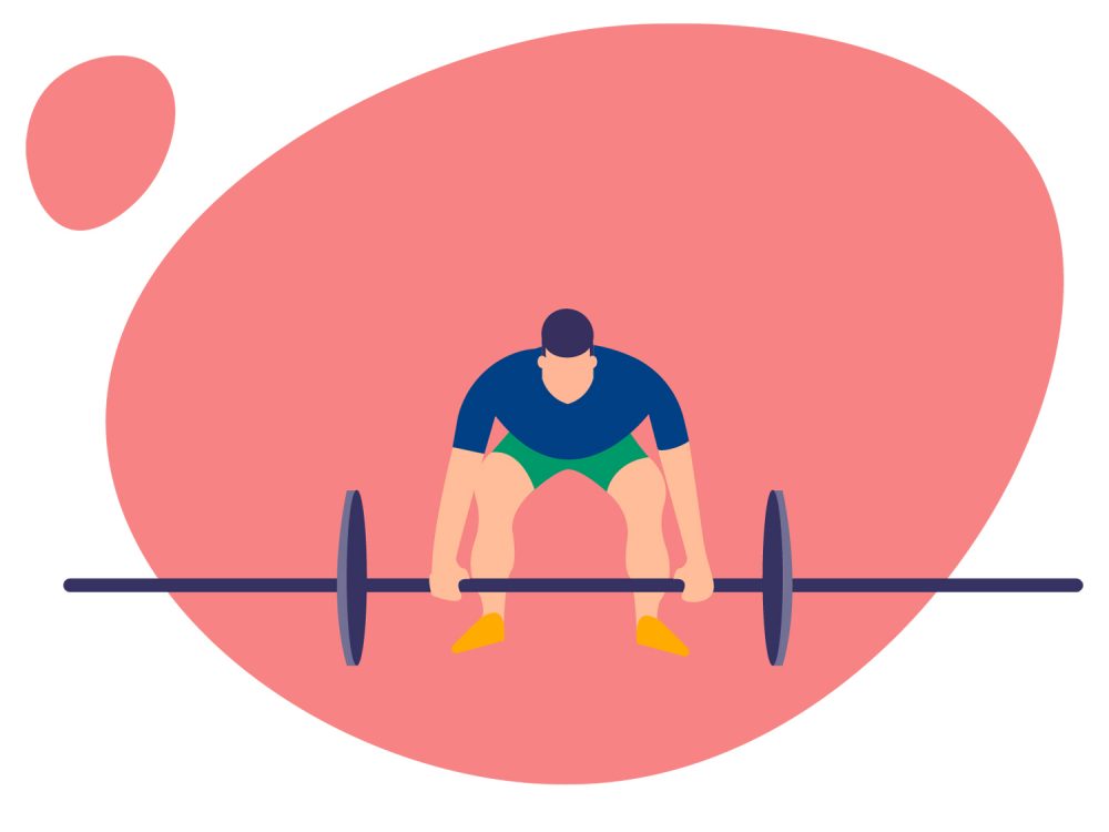 The Sports Guy Vector Illustration