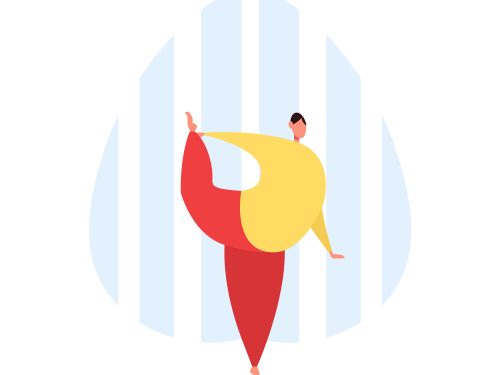 The Sports Guy Vector Illustration