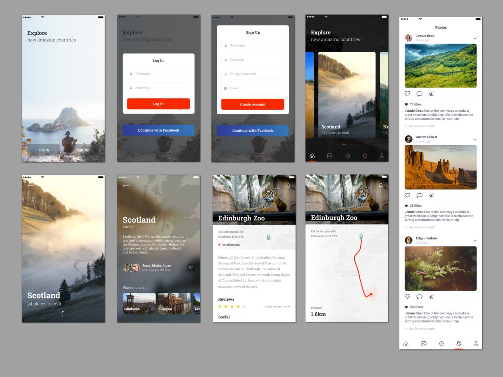 Travel App UI Kit