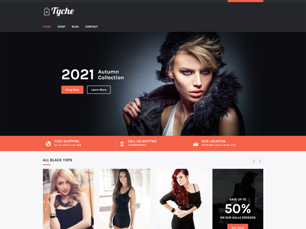 Tyche – Free eCommerce Theme