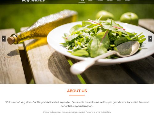 Veg Mores Bootstrap Responsive Web Template