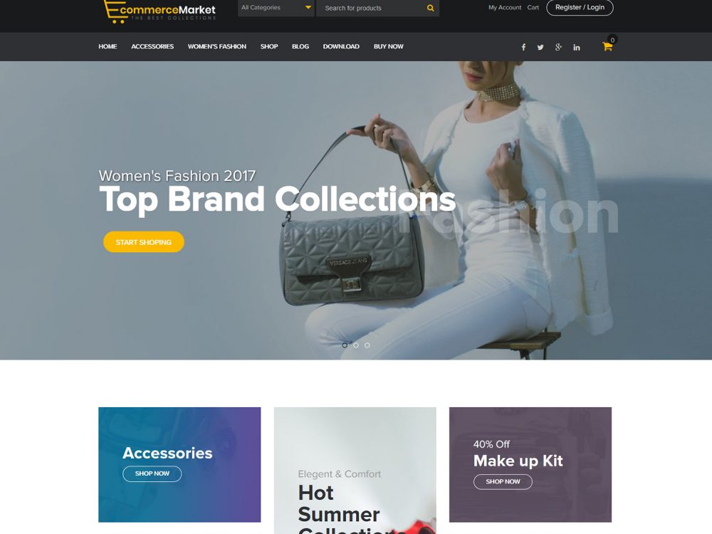 eCommerce Market WordPress Theme