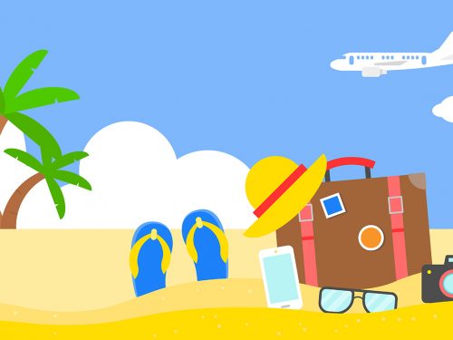 Summer Vacation Illustration