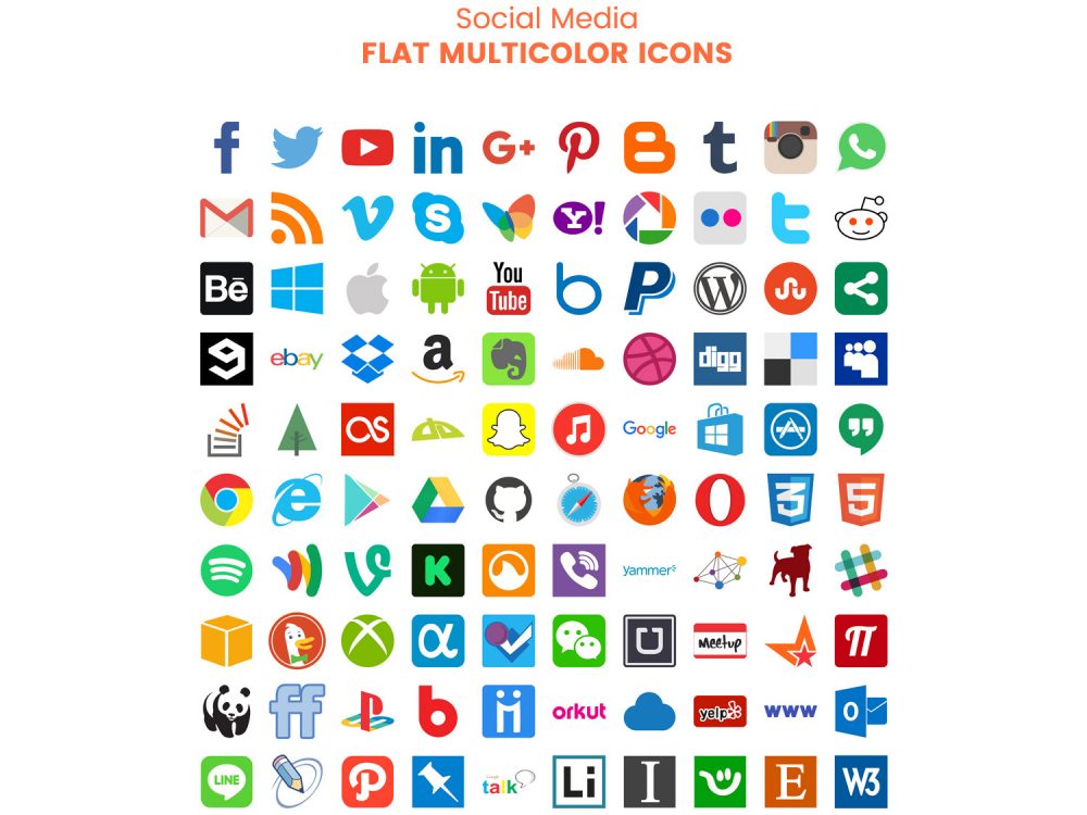 1400 Social Media Icons 2