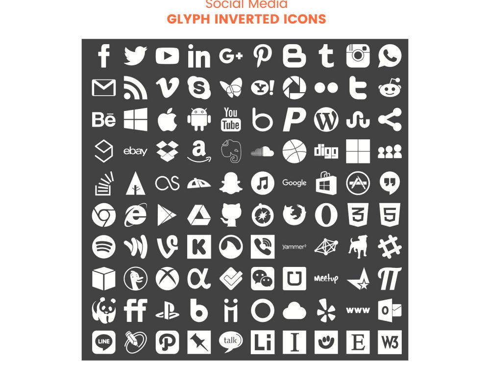 1400 Social Media Icons 4