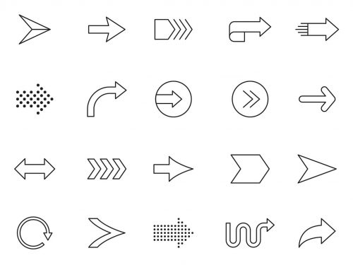 20 Arrow Vector Icons