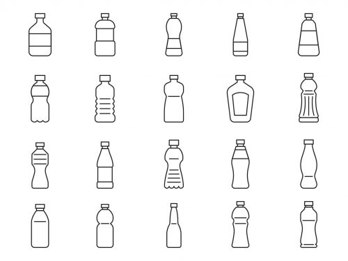 20 Bottle Vector Icons