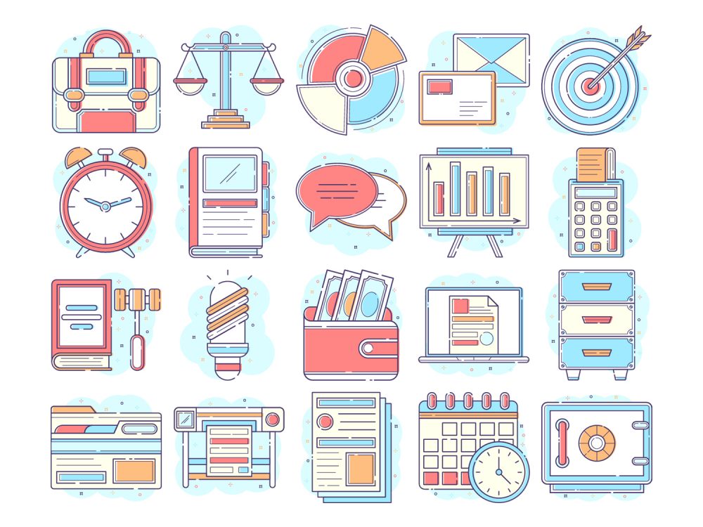 20 Free Business Icons