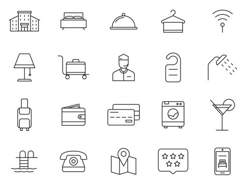 20 Hotel Vector Icons