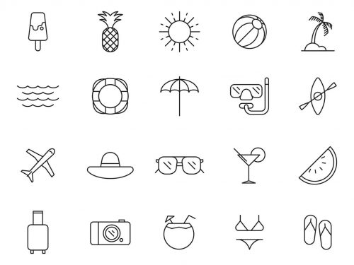 20 Summer Vector Icons