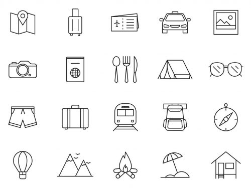 20 Travel Vector Icons