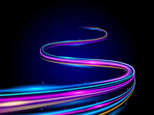 Abstract Neon Lights Background