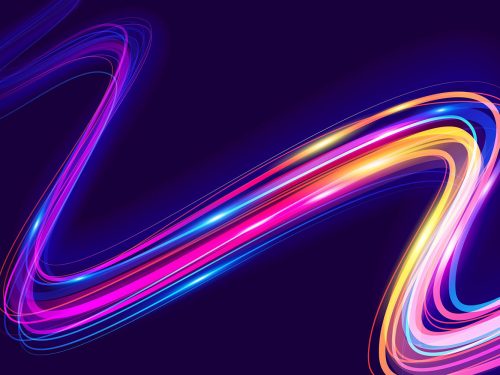 Abstract Neon Lights Background