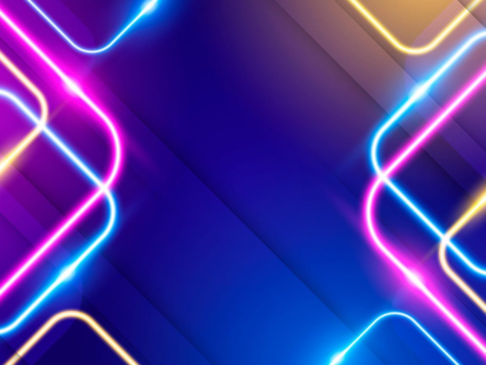 Abstract Neon Lights Background
