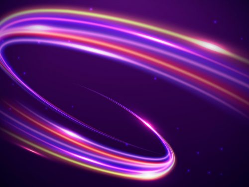 Abstract Neon Lights Background