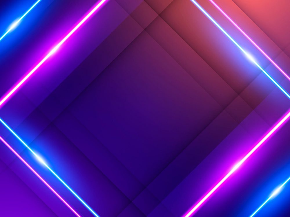 Abstract Neon Lights Background