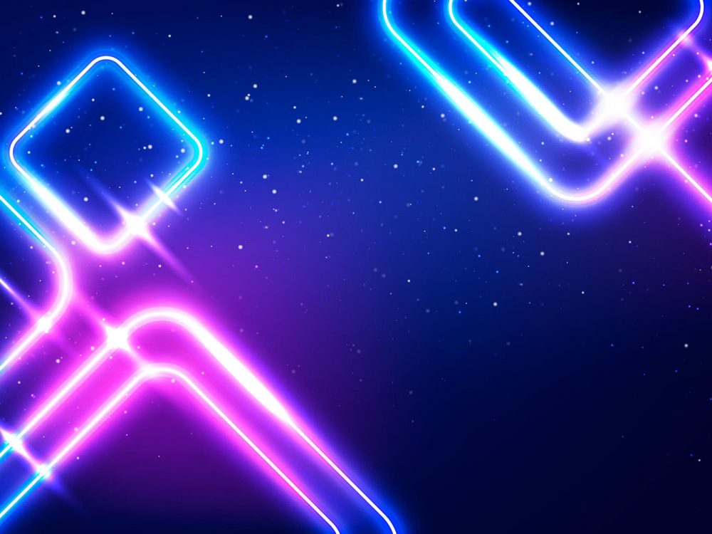 Abstract Neon Lights Background