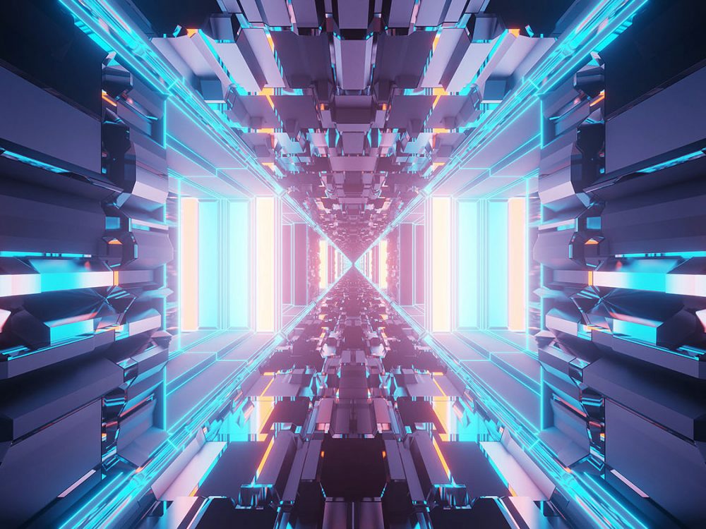 Abstract Psychedelic Background