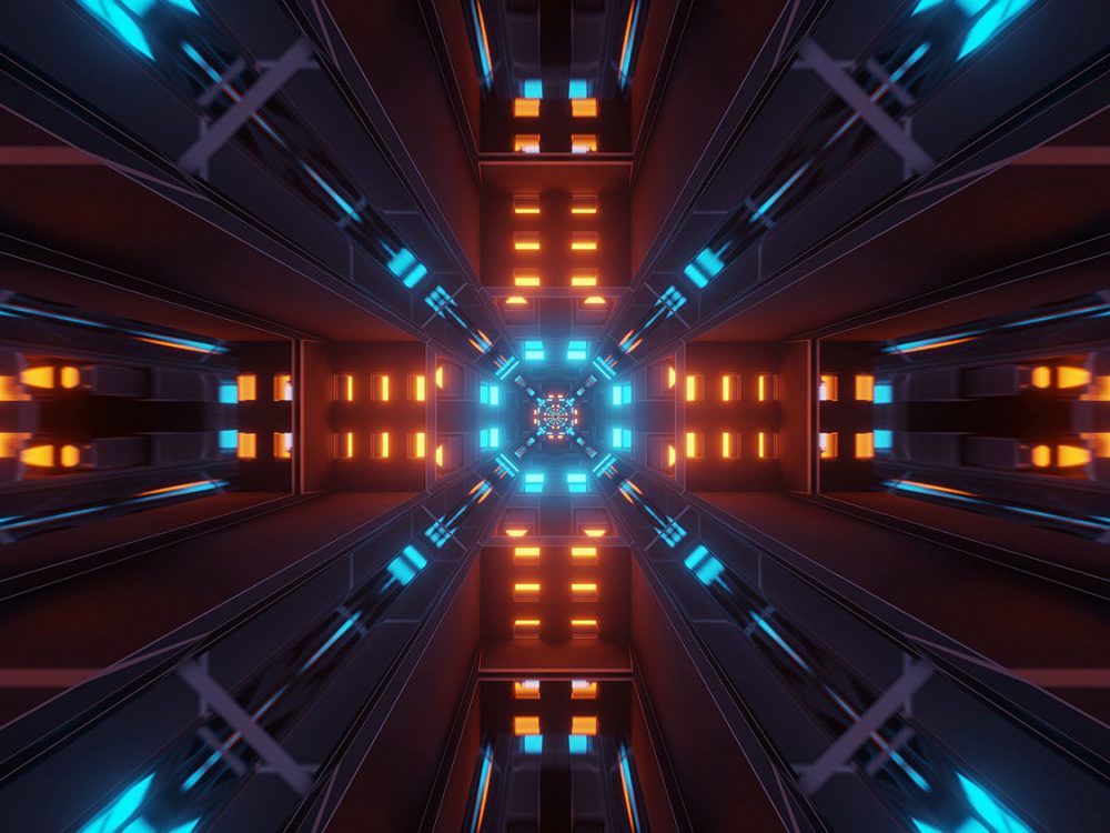 Abstract Psychedelic Background