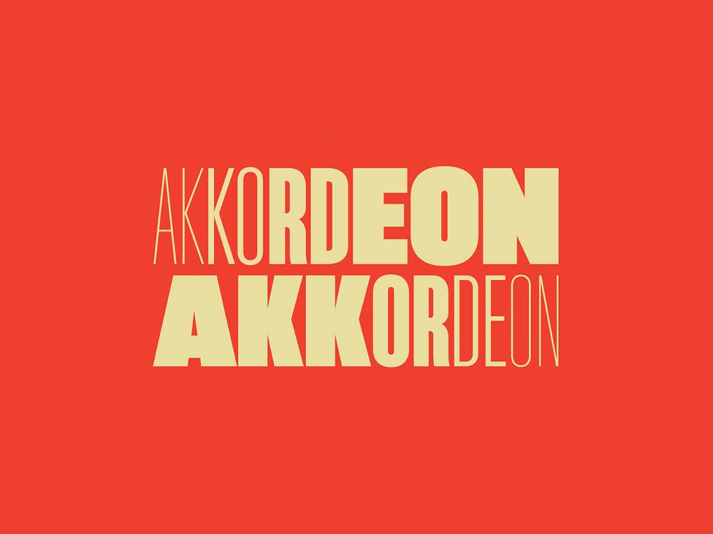 Akkordeon Font Family Demo