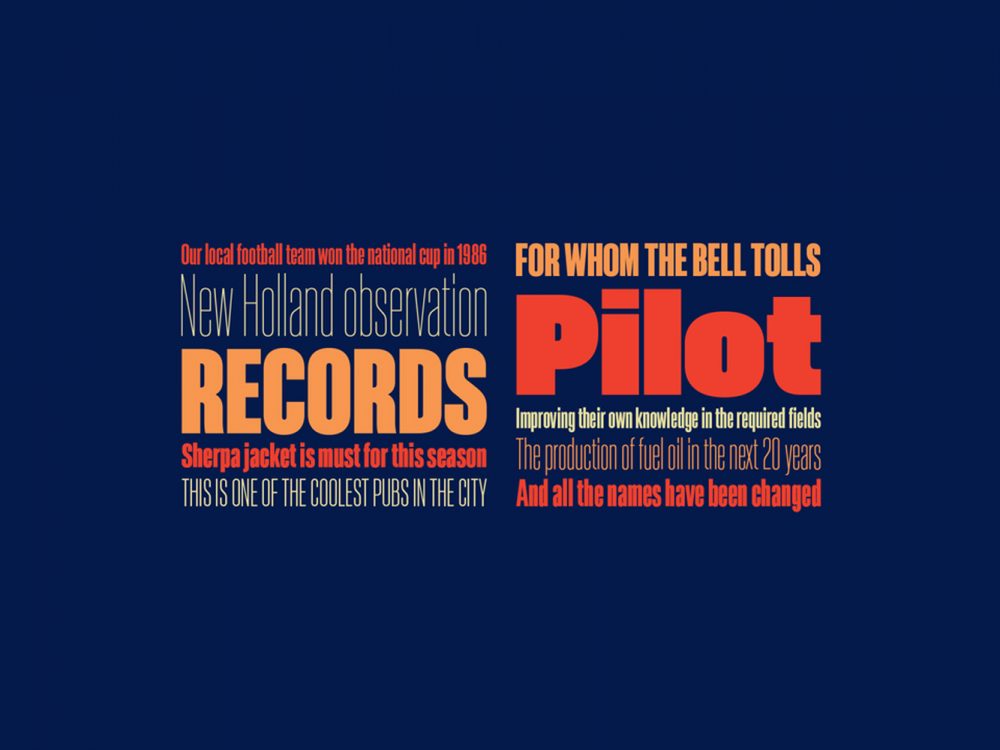 Akkordeon Font Family Demo