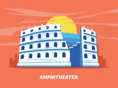 Amphitheater Illustration