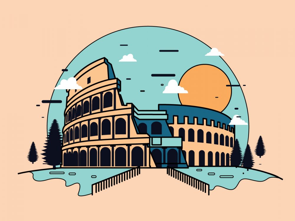 Amphitheater Illustration