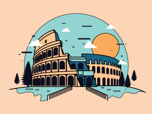 Amphitheater Illustration