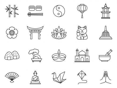 Asia Vector Icons