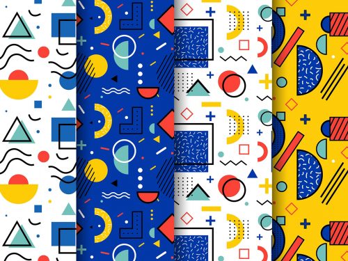 Collection of Memphis Pattern