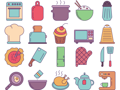 Cooking Vector Free Icon Set