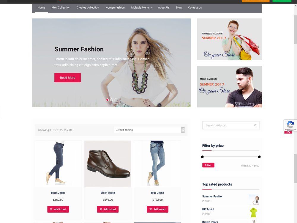 Easy Commerce WordPress Theme