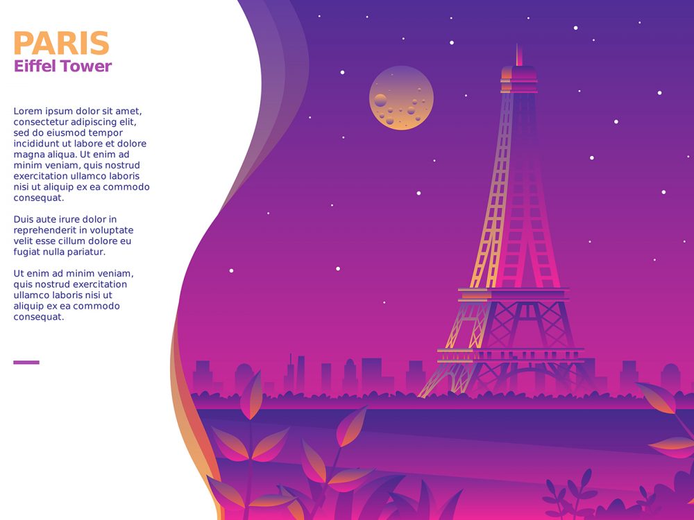 Eiffel Tower Paris Illustration