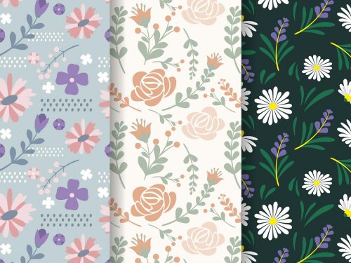 Flat Spring Pattern Collection