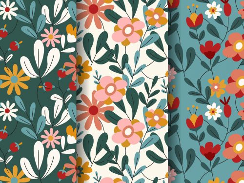 Flat Spring Pattern Collection