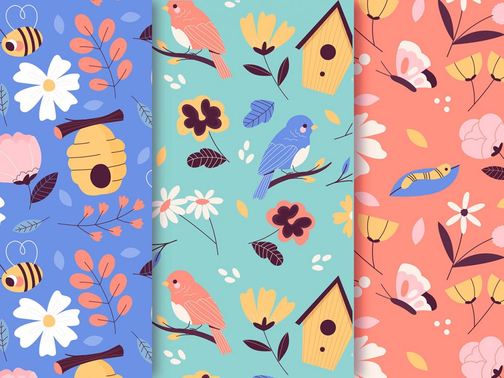 Floral Spring Pattern Collection