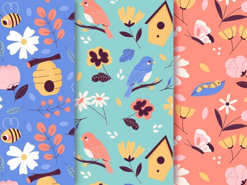 Floral Spring Pattern Collection