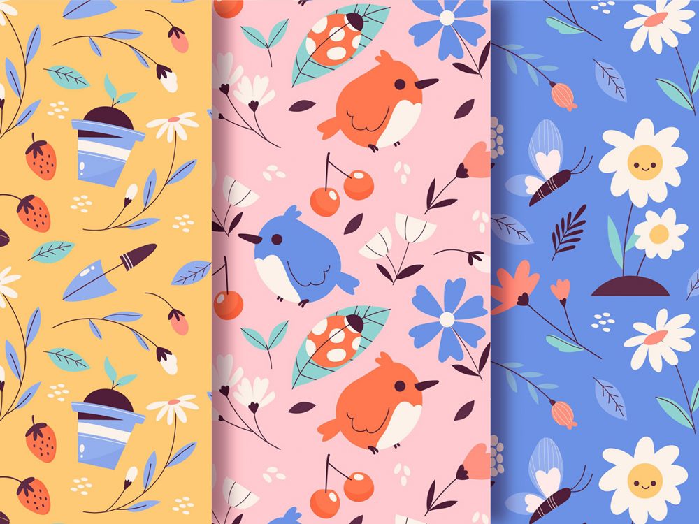 Floral Spring Pattern Collection